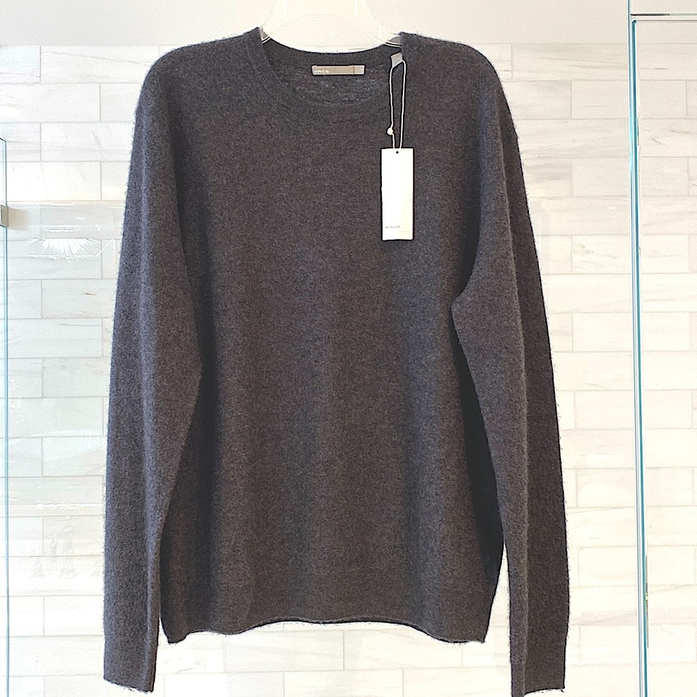 Men’s VINCE Grey Cashmere Sweater  New With Tags!